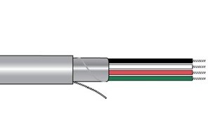Alpha Wire 6312 - 24 AWG - PVC - Polyvinyl Chloride Outer Jacket - 1000 FT - 300 V RMS (UL AWM Style 2464) - SLATE