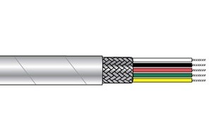 Alpha Wire 2826/3 - 16 AWG - PTFE Tape Jacket Outer Jacket - 1000 FT - 600 V RMS - WHITE
