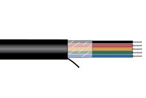 Alpha Wire 25080/15 - 16 AWG - Polyurethane Outer Jacket - 1 FT - 300 V RMS - BLACK