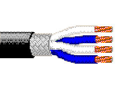 Belden 1192A U901000 - 24 AWG - 4 C - 1000 EA - 18.0 kV^16.9 kV - GRAY/MATTE