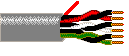 Belden 5547UE 0081000 - 22 AWG -  C - 1000 FT - 300 V RMS - GRAY