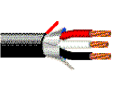 Belden 1036A 0105000 - 18 AWG - 3 C - 5000 FT - 300 V RMS - BLACK