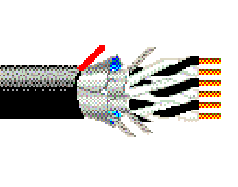 Belden 1037A 0107500 - 16 AWG -  C - 7500 FT - 600 V RMS (NEC Type TC)^ 150 V RMS (NPLF) - BLACK