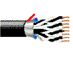 Belden 1070A 0107500 - 16 AWG -  C - 7500 FT - 600 V RMS (NEC Type TC)^ 150 V RMS (NPLF) - BLACK