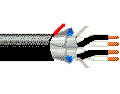 Belden 1055A 0107500 - 16 AWG -  C - 7500 FT - 600 V RMS (NEC Type TC)^ 150 V RMS (NPLF) - BLACK