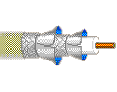 Belden 1152A A8R500 - 18 AWG -  C - 500 FT - 300 V RMS - BEIGE/SNOW