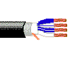 Belden 1172A G7X1000 - 26 AWG - 4 C - 1000 EA - 100 V RMS - BLUE/MATTE