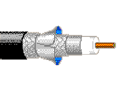 Belden 1189A 010U500 - 18 AWG -  C - 500 FT - 300 V RMS - BLACK