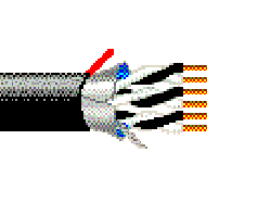 Belden 1527A 0107500 - 16 AWG -  C - 7500 FT - 600 V RMS (NEC Type TC)^150 V RMS (NPLF) - BLACK