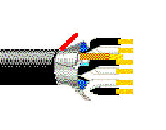 Belden 1528A 0107500 - 16^22 AWG - ^1 C - 7500 FT - 300 V RMS - BLACK