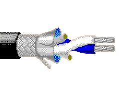 Belden 1696A B59250 - 22 AWG -  C - 250 EA - 300 V RMS - BLACK/MATTE