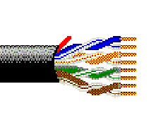 Belden 1700A 0041000 - 24 AWG -  C - 1000 FT - 300 V RMS - YELLOW