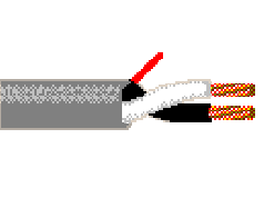 Belden 5100UE 0021000 - 14 AWG - 2 C - 1000 FT - 300 V RMS - RED