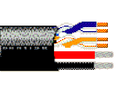 Belden 5284US 010500 -  AWG -  C - 500 EA - 300 V RMS - BLACK