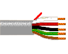 Belden 5303UE 0081000 - 18 AWG - 5 C - 1000 FT - 300 V RMS - GRAY