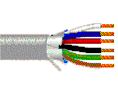 Belden 5305FE 0081000 - 18 AWG - 7 C - 1000 FT - 300 V RMS - GRAY