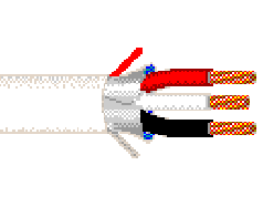 Belden 6401FE 8771000 - 20 AWG - 3 C - 1000 FT - 300 V RMS - NATURAL