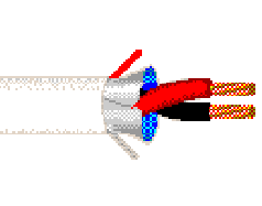 Belden 6500FE 877U1000 - 22 AWG - 2 C - U1000 FT - 300 V RMS - NATURAL