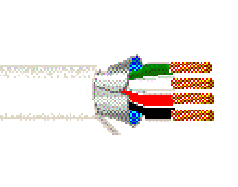 Belden 6302FC 8771000 - 18 AWG - 4 C - 1000 FT - 300 V RMS - NATURAL