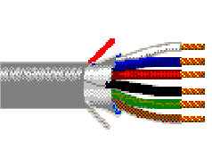Belden 6504FE 877C500 - 22 AWG - 6 C - C500 EA - 300 V RMS - NATURAL