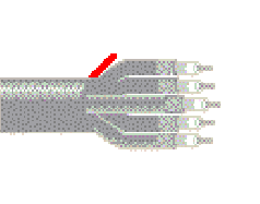 Belden 735A6 008500 - 26 AWG -  C - 500 FT - 300 V RMS - GRAY