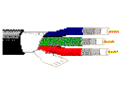 Belden 1406B J5C1000 - 26 AWG -  C - 1000 FTBLACK/VIVID MATTE