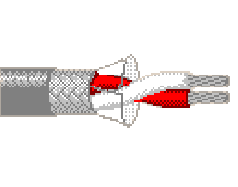 Belden 8208 060100 - 18 AWG -  C - 100 EA - 300 V RMS - CHROME