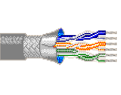 Belden 8333 060100 - 24 AWG -  C - 100 EA - 300 V RMS (UL AWM Style 2464) - CHROME