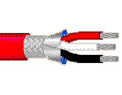 Belden 83703 0021000 - 16 AWG - 3 C - 1000 FT - 300 V RMS - RED
