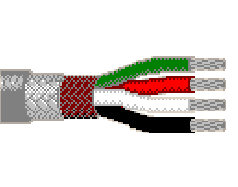 Belden 8404 060100 - 20 AWG - 4 C - 100 EA - 300 V RMS (UL AWM Style 2094) - CHROME
