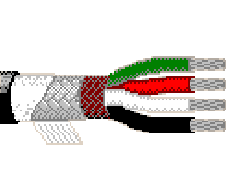 Belden 8424 010250 - 20 AWG - 4 C - 250 EA - 600 V RMS - BLACK