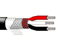 Belden 8423 010500 - 20 AWG - 3 C - 500 EA - 600 V RMS - BLACK