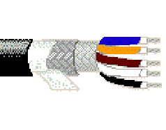 Belden 8425 010250 - 20 AWG - 5 C - 250 EA - 600 V RMS - BLACK