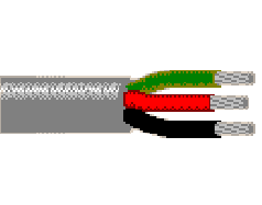 Belden 8443 060100 - 22 AWG - 3 C - 100 EA - 150 V RMS (UL AWM Style 2576) - CHROME