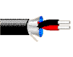 Belden 8450 010U500 - 22 AWG -  C - U500 EA - 300 V RMS - BLACK