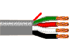 Belden 5102UE 0081000 - 14 AWG - 4 C - 1000 FT - 300 V RMS - GRAY