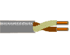 Belden 8486 0601000 - 19 AWG -  C - 1000 EA - 300 V RMS - CHROME