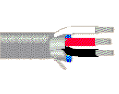 Belden 8763 0601000 - 20 AWG - 1 C - 1000 EA - 350 V RMS - CHROME
