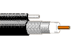 Belden 1531AM 0101000 - 18 AWG -  C - 1000 FT - 350 V RMS - BLACK