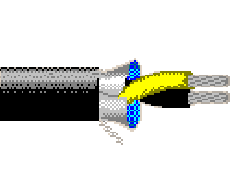 Belden 89182 010100 - 22 AWG -  C - 100 EA - 300 V RMS (CMP)^ 150 V RMS (CL2P) - BLACK