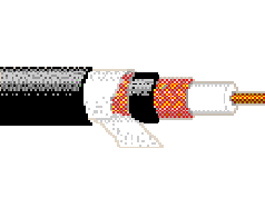 Belden 9267 010500 - 20 AWG -  C - 500 EA - 300 V RMS - BLACK