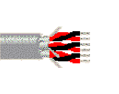 Belden 9329 0601000 - 22 AWG -  C - 1000 EA - 300 V RMS (PLTC^ CMG)^ 150 V RMS (ITC) - CHROME