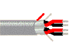 Belden 9368 0602500 - 18 AWG -  C - 2500 FT - 300 V RMS (PLTC^ CMG)^ 150 V RMS (ITC) - CHROME
