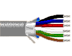 Belden 9539 0601000 - 24 AWG - 9 C - 1000 EA - 300 V RMS (UL AWM Style 2464) - CHROME