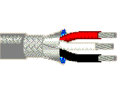 Belden 9939 0601000 - 22 AWG - 3 C - 1000 EA - 300 V RMS (UL AWM Stype 2464) - CHROME