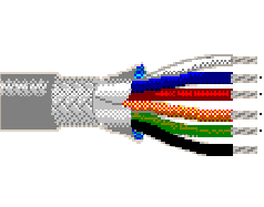Belden 9947 060100 - 22 AWG - 15 C - 100 EA - 300 V RMS (UL AWM Style 2464) - CHROME