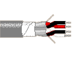 Belden 9729 060500 - 24 AWG -  C - 500 EA - 300 V RMS (UL AWM Style 2493) - CHROME
