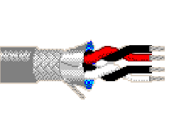 Belden 9804 060100 - 28 AWG -  C - 100 EA - 30 V RMS (UL AWM Style 2960); 150 V RMS - CHROME