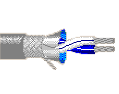 Belden 9841 0605000 - 24 AWG -  C - 5000 FT - 300 V RMS^ 30 V RMS (UL AWM Style 2919) - CHROME