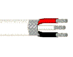 Belden 9967 0091000 - 22 AWG - 3 C - 1000 EA - 600 V RMS - WHITE